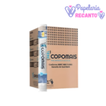 Copos Descartáveis 180ml Branco Copomais com 100un