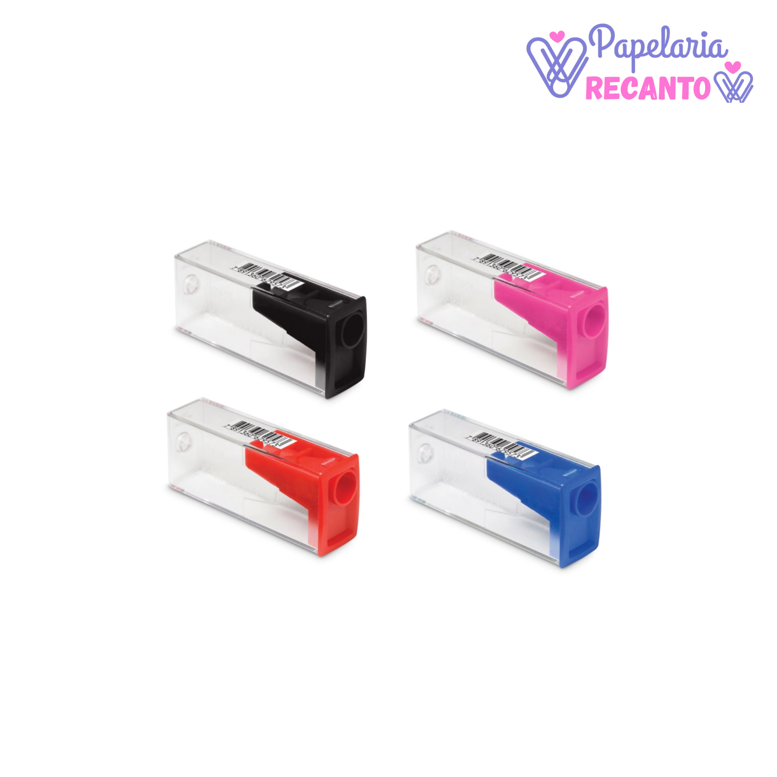 apontador faber color Apontador Faber Castell c/ deposito transp. - Imagem 1